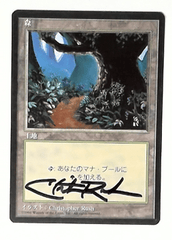 V1183: Forest: MP: 1996: Japanese: Signed/Autographed: Christopher Rush: Black